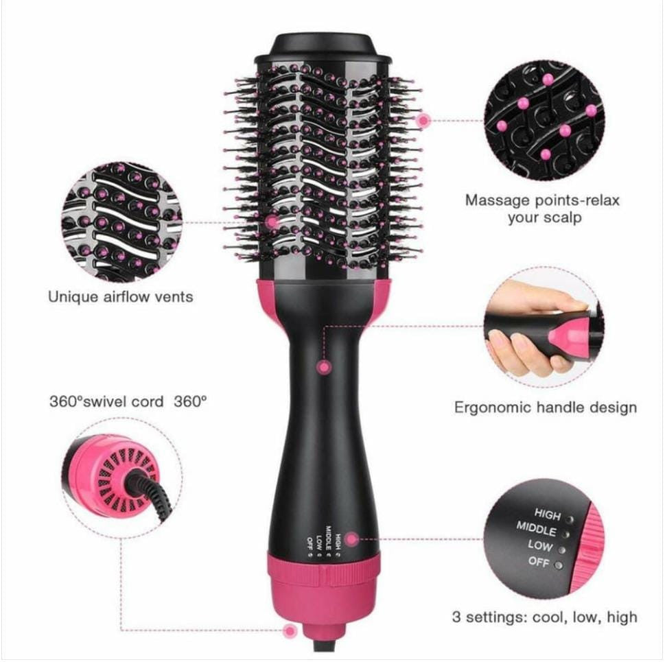 Secador Cepillo One Step Alisador 3 Nive