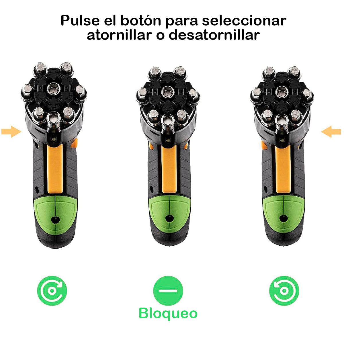 Destornillador Inalámbrico Juego 52pcs Eléctrico F14261-17