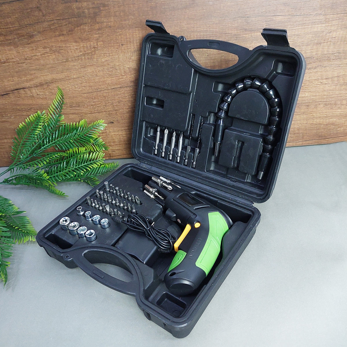Destornillador Inalámbrico Juego 52pcs Eléctrico F14261-17
