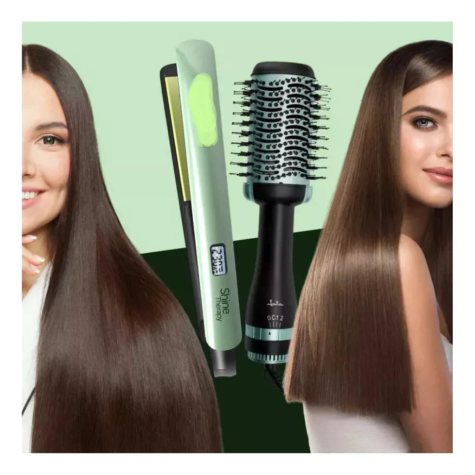 Cepillo Secador Plancha Infusion Aguacate Alisador